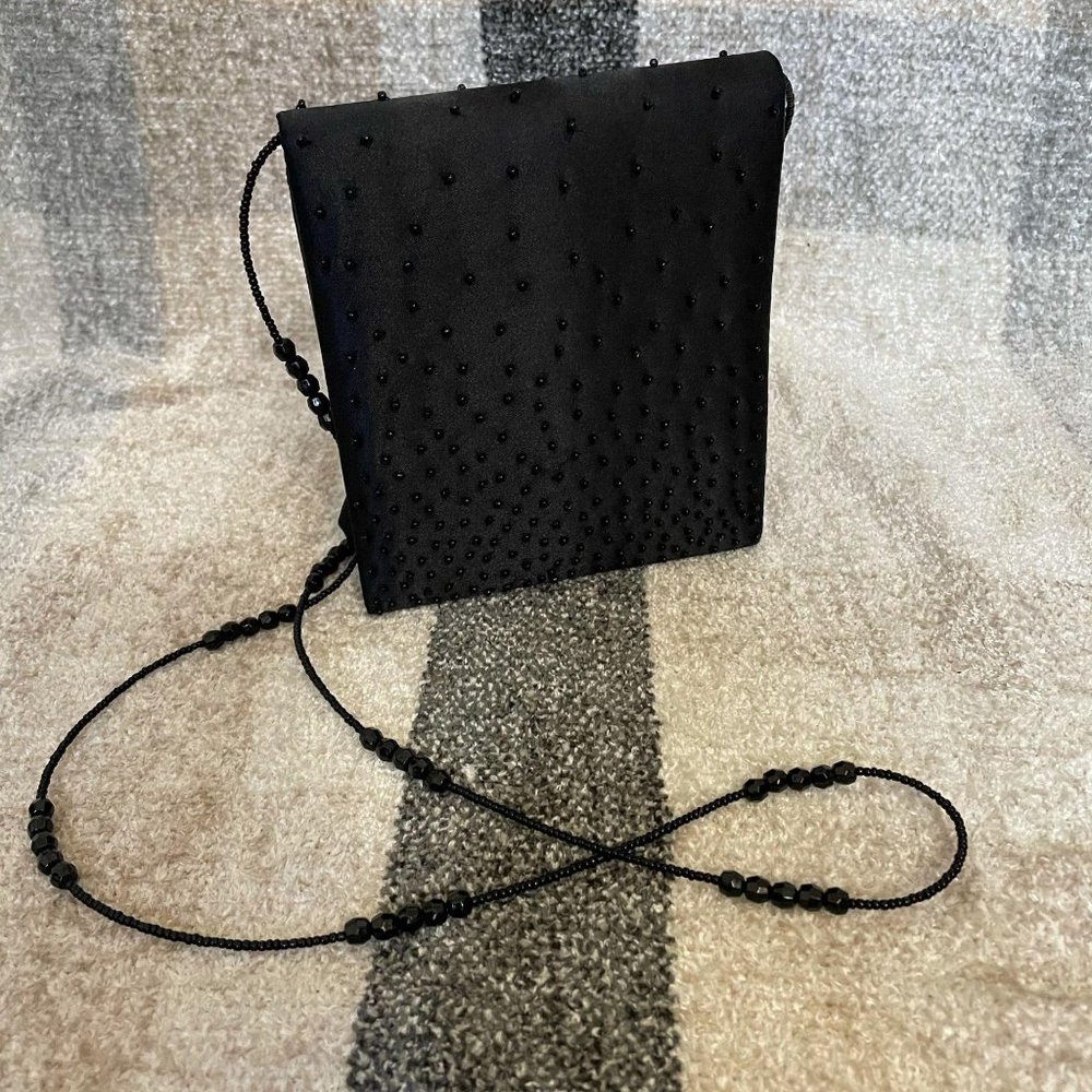VTG 90s Jessica McClintock Beaded Evening Bag
